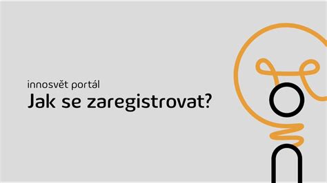 innosvt portl|innosvět: Jak se zaregistrovat